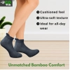 4_Pair Set Unisex Casual Cotton Printed Ankle Length Socks (Multicolor)
