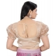 Women's Jimmy Solid Designer Neck Elastic Sleeve Readymade Blouse (Beige 38 , Alterable up to 42)-PID65826 Women's Jimmy Solid Designer Neck Elastic Sleeve Readymade Blouse (Beige 38 , Alterable up to 42)-PID65826