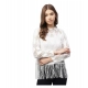 Women's Lace Self Design Short Sleeve Top (White) Women's Lace Self Design Short Sleeve Top (White)