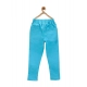 Girl's Denim Solid Elasticated Jeggings cum Jeans (Blue) Girl's Denim Solid Elasticated Jeggings cum Jeans (Blue)