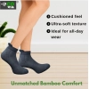 4_Pair Set Unisex Casual Cotton Printed Ankle Length Socks (Multicolor)