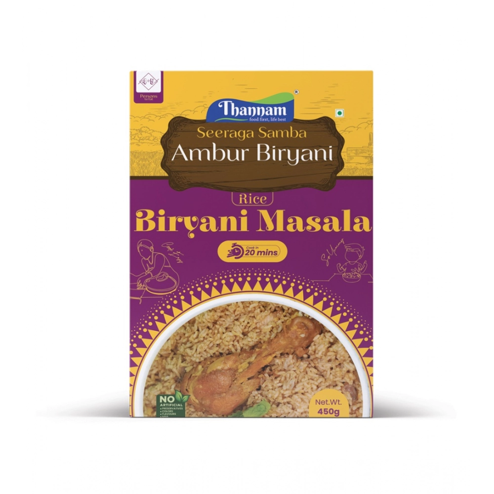 Thannam Ambur Biryani Masala Powder With Rice (450GM) Thannam Ambur Biryani Masala Powder With Rice (450GM)