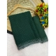 Women's Georgette Stone Work Saree With Unstitched Blouse 5.5Mtr (Green) Women's Georgette Stone Work Saree With Unstitched Blouse 5.5Mtr (Green)