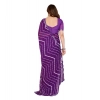 Women's Georgette Printed Saree With Unstitched Blouse 5.5Mtr (Purple) Women's Georgette Printed Saree With Unstitched Blouse 5.5Mtr (Purple)