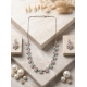 Women's Brass Silver Plated Necklace set (Multicolor) Women's Brass Silver Plated Necklace set (Multicolor)