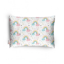 Soft Plush Printed Baby Infant Pillow for Kids Age 1 To 5 Years (White)