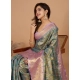 Women's Jacquard Saree With Unstitched Blouse 5.5Mtr (Multicolor) Women's Jacquard Saree With Unstitched Blouse 5.5Mtr (Multicolor)