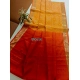 Women's Raw Silk Ikkat Saree With Unstitched Blouse 5.5Mtr (Mustard)