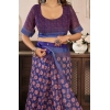 Women's Faux Linen Floral Print Ready to wear Saree With Unstitched Blouse 5.5Mtr (Dark_NavyBlue) Women's Faux Linen Floral Print Ready to wear Saree With Unstitched Blouse 5.5Mtr (Dark_NavyBlue)