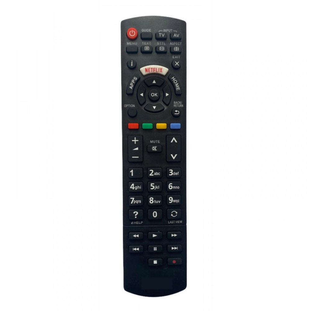 Ecomoye Smart TV Remote No. 575 (No Voice) with Netflix Function, Compatible/Replacement for Panasonic Smart TV LCD/LED Remote Control, Black (Exactly Same Remote will Only Work)