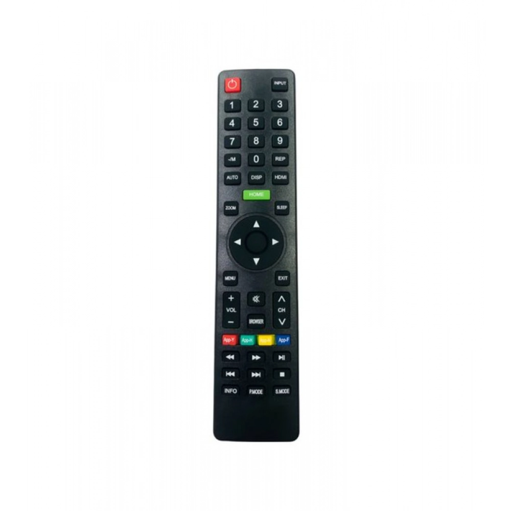 Ecomoye Smart TV Remote No. 1203 (No Voice), Compatible/Replacement for Elista Smart LCD/LED TV Remote Control, Black (Exactly Same Remote will Only Work)