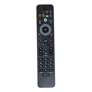 Ecomoye LCD/LED Remote No. URC126, Compatible/Replacement for Philips LCD/LED TV Remote Control, Black (Exactly Same Remote will Only Work)