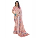 Women's Printed Cotton Linen Saree withPrinted Saree With Unstitched Blouse (Pink , 5-6Mtrs) Women's Printed Cotton Linen Saree withPrinted Saree With Unstitched Blouse (Pink , 5-6Mtrs)