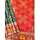 Women's Patola Silk Meena And Zari Woven Saree With Unstitched Blouse 5.5Mtr (Blue) Women's Patola Silk Meena And Zari Woven Saree With Unstitched Blouse 5.5Mtr (Blue)