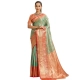 Women's Faux_Banarasi_Silk Woven Saree With Unstitched Blouse 5.5Mtr (Green) Women's Faux_Banarasi_Silk Woven Saree With Unstitched Blouse 5.5Mtr (Green)