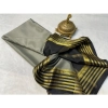 Women's Crepe Chit Pallu Solid Saree With Unstitched Blouse 5.5Mtr (Gray) Women's Crepe Chit Pallu Solid Saree With Unstitched Blouse 5.5Mtr (Gray)