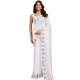 Women's Georgette Printed Saree With Unstitched Blouse 5.5Mtr (White) Women's Georgette Printed Saree With Unstitched Blouse 5.5Mtr (White)