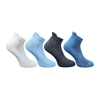 4_Pair Set Unisex Casual Cotton Printed Ankle Length Socks (Multicolor) 4_Pair Set Unisex Casual Cotton Printed Ankle Length Socks (Multicolor)