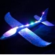 EPP Foam Galaxy Hand Throw Flying LED Glider Airplane (Blue-Multicolor)