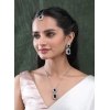 Women's Brass Silver Plated Pendant Set (Blue) Women's Brass Silver Plated Pendant Set (Blue)