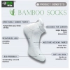 4_Pair Set Unisex Casual Cotton Printed Ankle Length Socks (Multicolor)