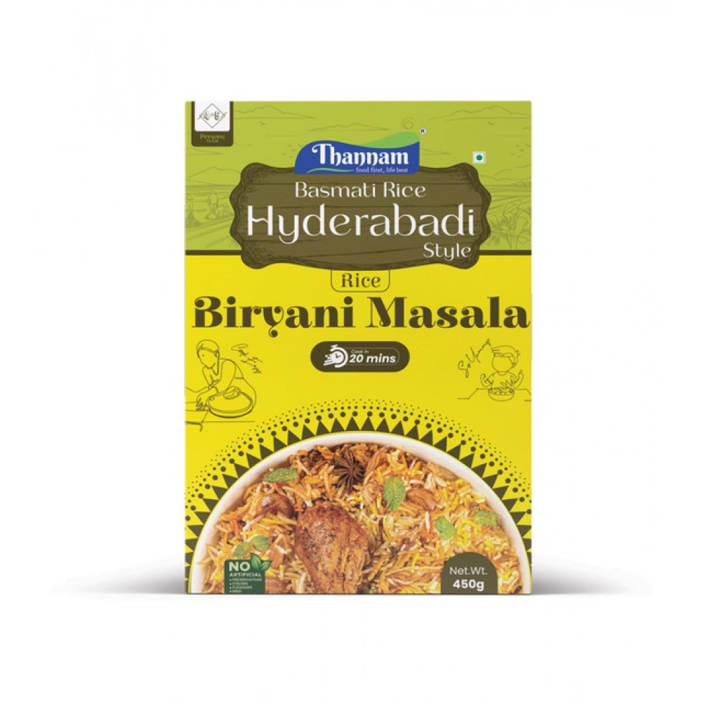 Thannam Hydrabad Biryani Masala Powder With Rice (450GM) Thannam Hydrabad Biryani Masala Powder With Rice (450GM)