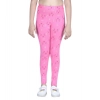 Girl's Cotton Lycra Printed Elasticated Leggings (Pink) Girl's Cotton Lycra Printed Elasticated Leggings (Pink)
