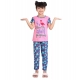Girl's Cotton Hosiery Printed Night Suit Set (Pink-Blue) Girl's Cotton Hosiery Printed Night Suit Set (Pink-Blue)