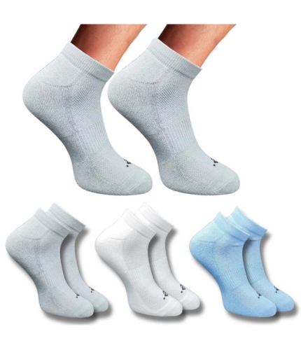 3_Pair Set Unisex Casual Cotton Printed Low Cut Socks (Multicolor)