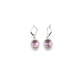 Women's Brass Silver Plated Pendant Set (Pink) Women's Brass Silver Plated Pendant Set (Pink)