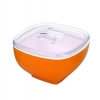 Multipurpose Serving Tray with Dry Fruit Air Tight Bowls with Lids (Color: Assorted )