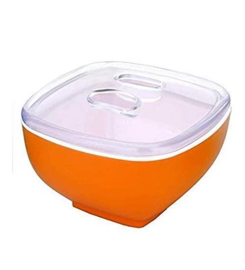 Multipurpose Serving Tray with Dry Fruit Air Tight Bowls with Lids (Color: Assorted )