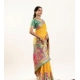 Women's Faux_Banarasi Woven Motifs Saree With Unstitched Blouse 5.5Mtr (Yellow)