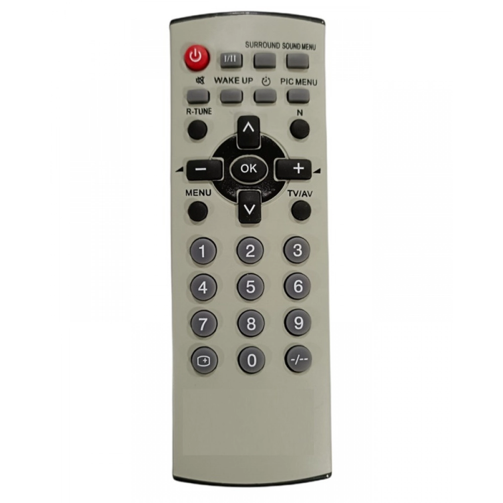 Ecomoye CRT TV Remote No. URC127, Compatible/Replacement for Panasonic CRT TV Remote Control, Grey (Exactly Same Remote will Only Work)