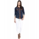 Women's Denim Cotton based Solid Long Sleeves Shirt (Blue) Women's Denim Cotton based Solid Long Sleeves Shirt (Blue)