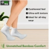 4_Pair Set Unisex Casual Cotton Printed Ankle Length Socks (Multicolor)