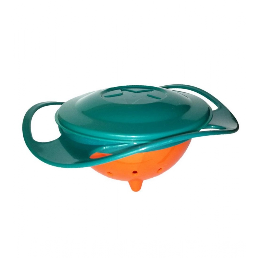 Pack Of 2_Gyro Bowl – Spill-Proof Rotating Fun Bowl for Kids (Color: Assorted )