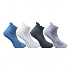 4_Pair Set Unisex Casual Cotton Printed Ankle Length Socks (Multicolor)