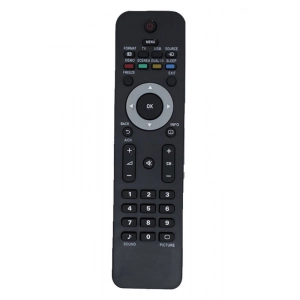 Ecomoye LCD/LED Remote No. URC33, Compatible/Replacement for Philips LCD/LED TV Remote Control, Black (Exactly Same Remote will Only Work)