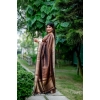 Women's Faux_Banarasi Lining Pattern Saree With Unstitched Blouse 5.5Mtr (Light_Brown) Women's Faux_Banarasi Lining Pattern Saree With Unstitched Blouse 5.5Mtr (Light_Brown)