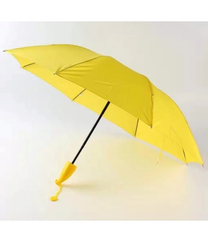 Banana Umbrella – Compact Foldable Umbrella with Banana-Shaped Case (Color: Assorted )