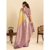 Women's Faux_Banarasi_Silk Woven Saree With Unstitched Blouse 5.5Mtr (Yellow) Women's Faux_Banarasi_Silk Woven Saree With Unstitched Blouse 5.5Mtr (Yellow)