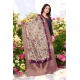Women's chanderi silk  Printed Dupatta (Magenta, Length: 2 Mtr)
