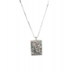 Women's Brass Silver Plated Pendant Set (Multicolor) Women's Brass Silver Plated Pendant Set (Multicolor)