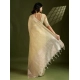 Women's Tissue Checks_With_Buttis Saree With Unstitched Blouse 5.5Mtr (Yellow) Women's Tissue Checks_With_Buttis Saree With Unstitched Blouse 5.5Mtr (Yellow)