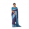 Women's Soft Lichi Silk Printed Saree With Unstitched Blouse 5.5Mtr (Blue) Women's Soft Lichi Silk Printed Saree With Unstitched Blouse 5.5Mtr (Blue)