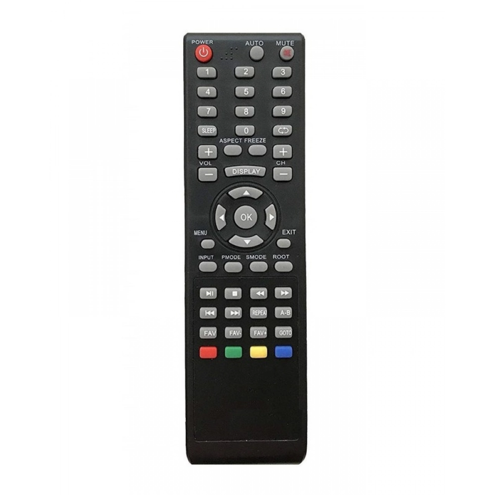 Ecomoye LCD/LED Remote No. CH09, Compatible/Replacement for Llyod LCD/LED TV Remote Control, Black (Exactly Same Remote will Only Work)