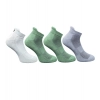 4_Pair Set Unisex Casual Cotton Printed Ankle Length Socks (Multicolor)