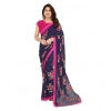 Women's Georgette Printed Saree With Unstitched Blouse 5.5Mtr (Blue) Women's Georgette Printed Saree With Unstitched Blouse 5.5Mtr (Blue)