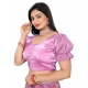 Women's Jimmy Solid Designer Neck Elastic Sleeve Readymade Blouse (Light Pink 38 , Alterable up to 42)-PID65830 Women's Jimmy Solid Designer Neck Elastic Sleeve Readymade Blouse (Light Pink 38 , Alterable up to 42)-PID65830